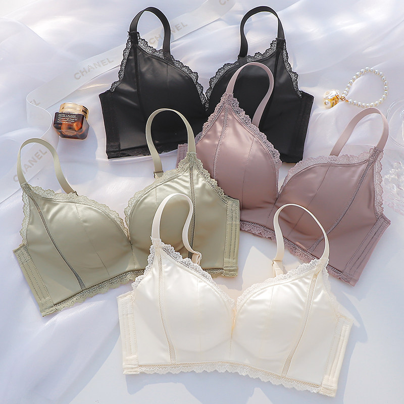 大胸显小无钢圈调整型防下垂内衣 嫦香诗文胸