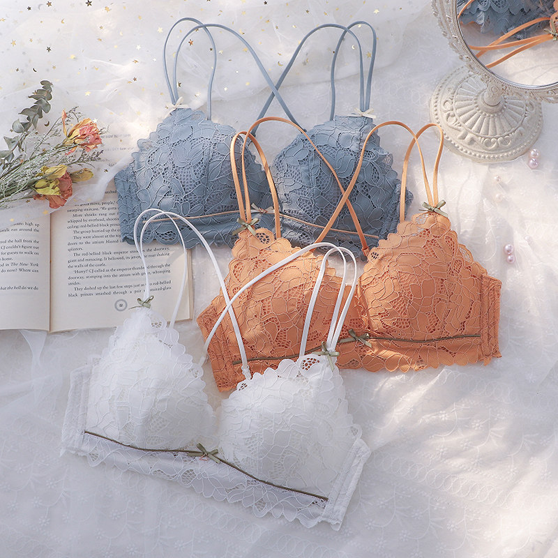 小胸无钢圈薄款一套装嫦香诗内裤 嫦香诗文胸