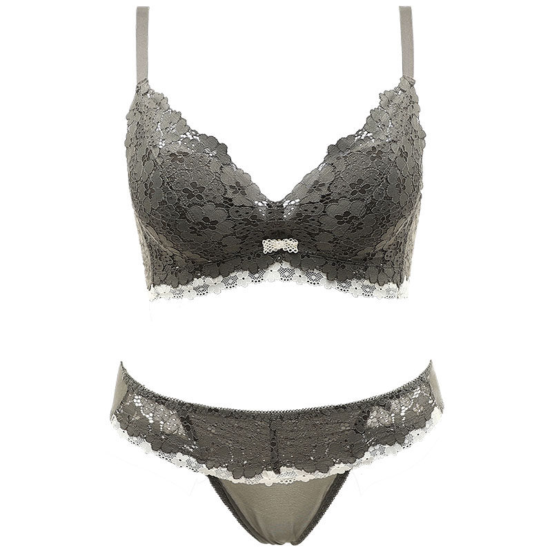 红色显大调整型收副乳无钢圈胸罩 嫦香诗文胸