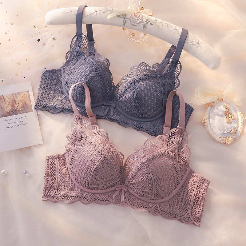 调整型无钢圈薄款收副乳防下垂胸罩 嫦香诗文胸