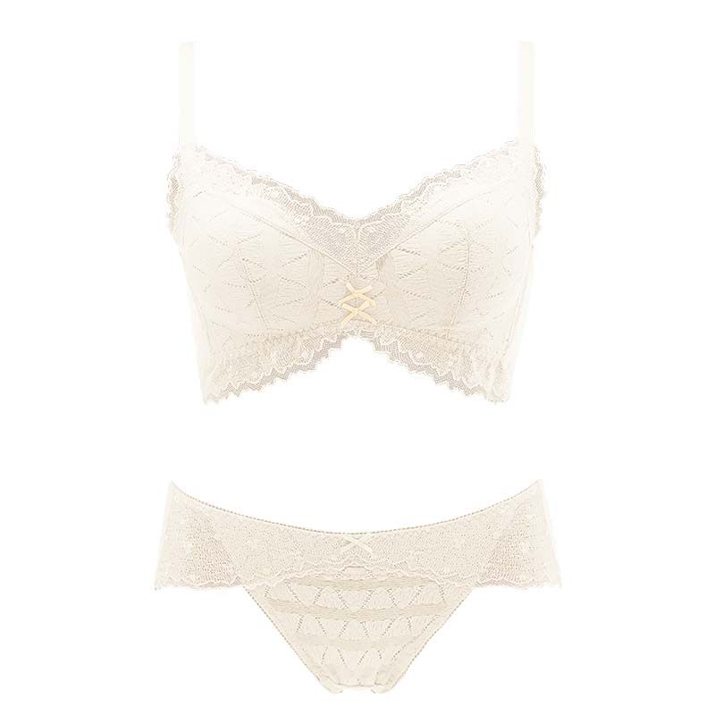 小胸聚拢夏薄款无钢圈新款2021少女 嫦香诗文胸