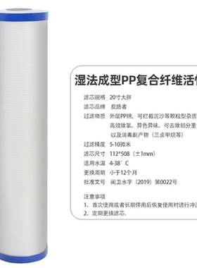 大胖瓶10寸20寸纤维炭NSF认证