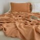 Kitchen Yi Niansheng Ultrafine Dan Washing Tianshi Six-Piece Set of Ultra Soft Ice Silk Bedding Sheet Color Bedding