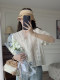 Lace Zhangsese Commuting Hollow Shirt