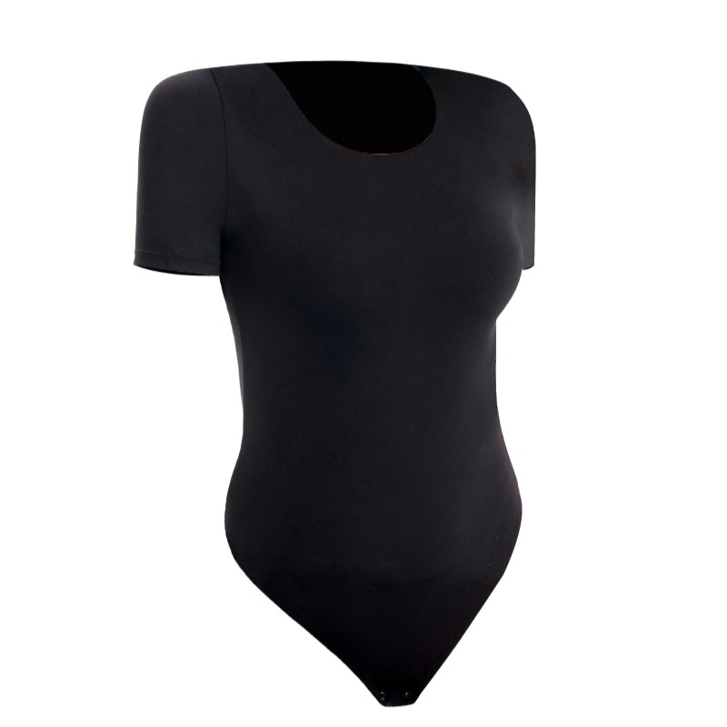 夏季欧美辣妹修身圆领短袖T恤免穿文胸带杯垫可拆裤裆连体衣裤女,淘宝优惠券,粉丝福利购,淘宝优惠卷