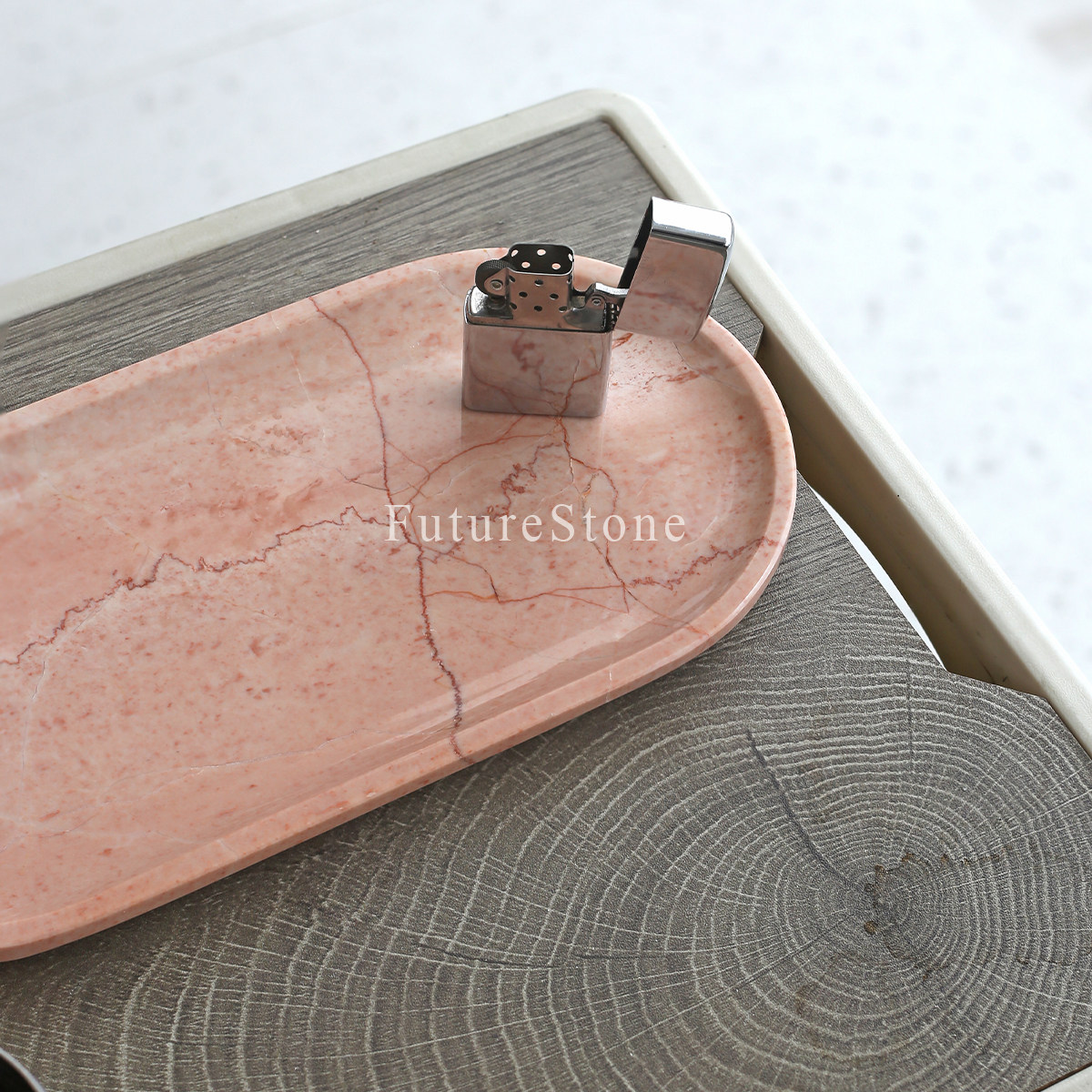 奶油风天然粉色大理石托盘浴室香收纳摆设香薰蜡烛洗手台置物盘,淘宝优惠券,粉丝福利购,淘宝优惠卷