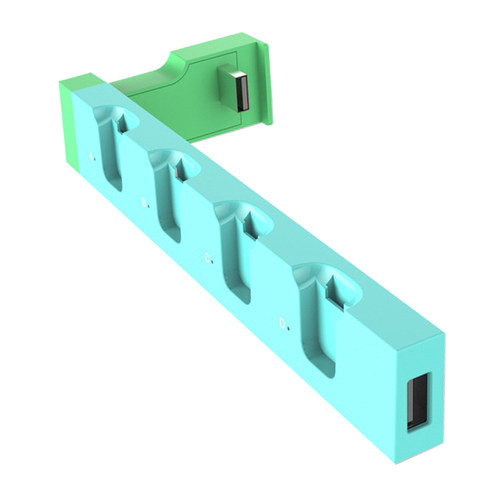 适用于任天堂switcholed游戏机左右小手柄快充充电器NS2紧凑便携switch2底座同时充电4个joycon手柄充电底座 - 图2