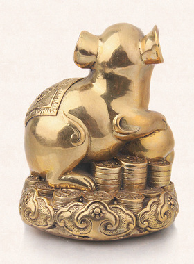 纯铜十二生肖摆件工艺品吉祥物