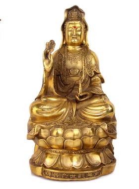 纯铜西方三圣佛像摆件佛具用品