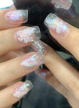 贝母蝴蝶薄韧贴纸美甲