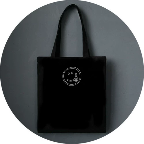 Маленькая свежая хлопковая холст мода рука -для простых студенческих покупок книга с печатью повседневное плечо милая женская сумка