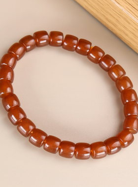 和田玉糖玉苹果珠小手链女款