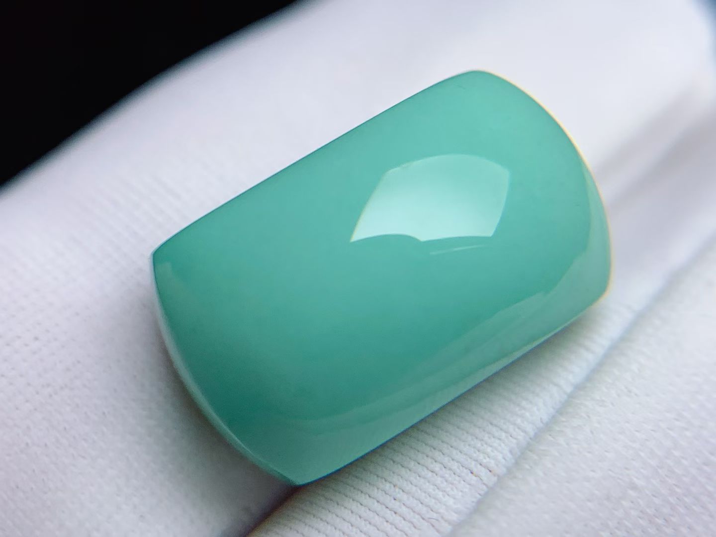Hubei Shiyan natural ore high porcelain non-optimized turquoise fine saddle saddle ring