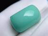 Hubei Shiyan natural ore high porcelain non-optimized turquoise fine saddle saddle ring