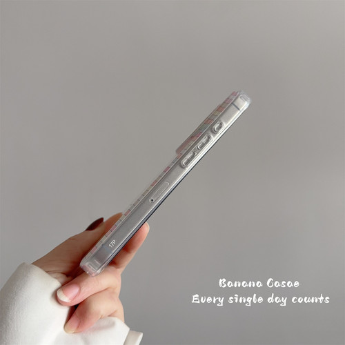 BananaCase韩国ins小清新彩色线条条纹适用iPhone16苹果17promax手机壳15pro新款14promax防摔13/16pro保护套 - 图1