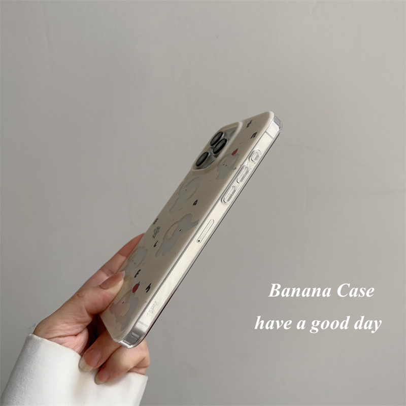 BananaCase小众ins趣味透明卡通大象适用16promax苹果17pro手机壳iPhone13硬壳11/14PRO亚克力全包边15保护套 - 图1