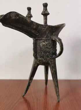 父辛爵青铜器金属铜锌镇宅中式