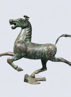 青铜器铜马摆件生肖马踏飞燕工艺品马到成功仿古摆件铜奔马开业礼