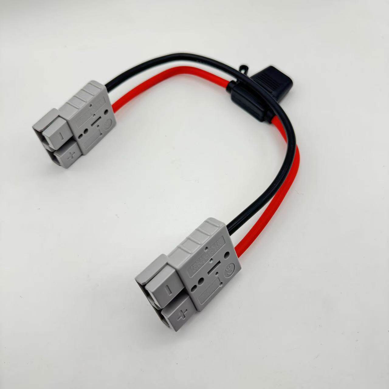 适用于安德森插头50A120A插头延长转接10平方8AWG硅胶线,淘宝优惠券,粉丝福利购,淘宝优惠卷