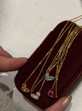 真金24电镀强保色轻奢闪钻红色