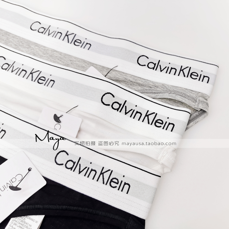 MAYA美国Calvin Klein CK女士莫代尔棉性感比基尼内裤三角裤F3787