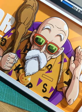 七龙珠礼物宿舍手办立体画