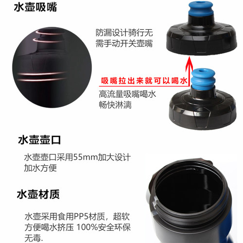 正品GIANT捷安特水壶山地自行公路车运动骑行水杯单车装备配件 - 图2