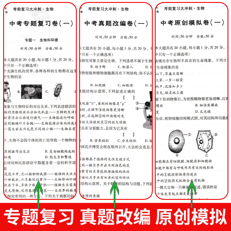 2024年初二生物地理中考总复习资料生地会考真题试卷八年级下册生物地理知识点大全初中会考真题分类模拟试卷全套专项人教版课本8-图1