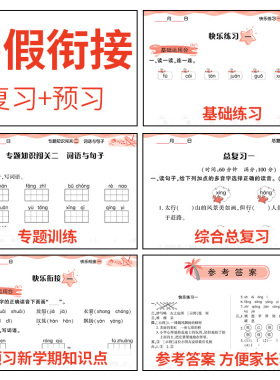 小学2升3年级暑假衔接作业