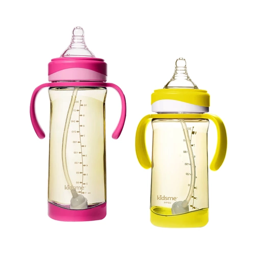 Моющее средство для бутылочек, износостойкая детская трубочка, бутылочка для кормления, защита при падении, широкое горлышко