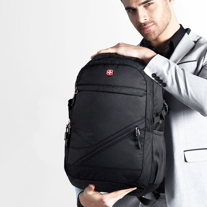 瑞士军士刀大中学生男士时尚电脑包 瑞士军刀微旅箱包专柜双肩背包