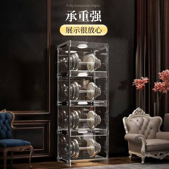 Wine cabinet living room 2026 new high-end home wall-mounted European-style small wine cabinet stainless steel display cabinet storage display rack