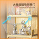 Highly transparent figure display cabinet suitable for Lego blind box storage