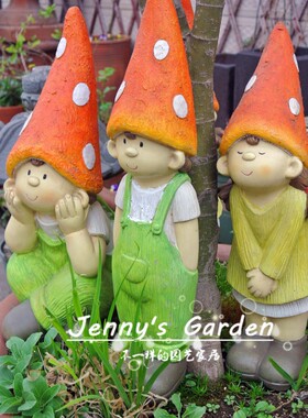 欧式童话精灵摆件 森林男孩女孩摆件 花境搭配 多款入 外贸样品