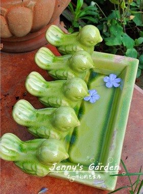 美式乡村风陶土色彩摆件