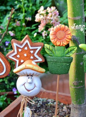 外贸样品 红陶花插 花园花插系列 花盆装饰 多肉装饰 孤品