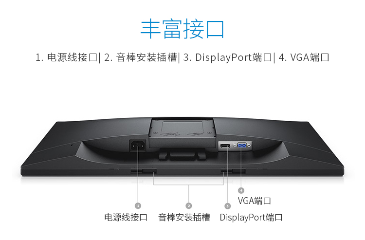 戴尔Dell E2314Hf E2318H E2316H 23英寸液晶 DVI+VGA DP+VGA接-图2