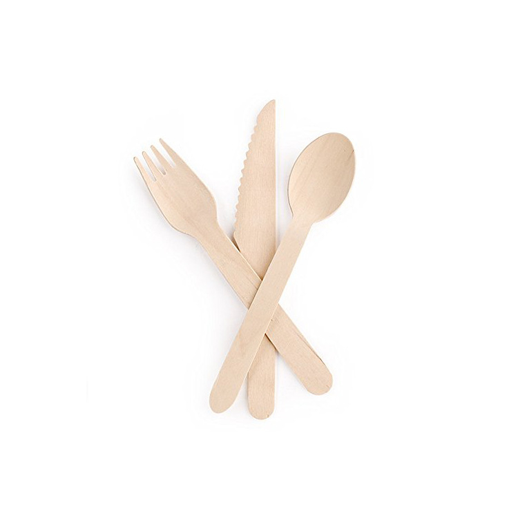 PartyCutlery Collection Wooden fork plastic spoon disposable - 图3