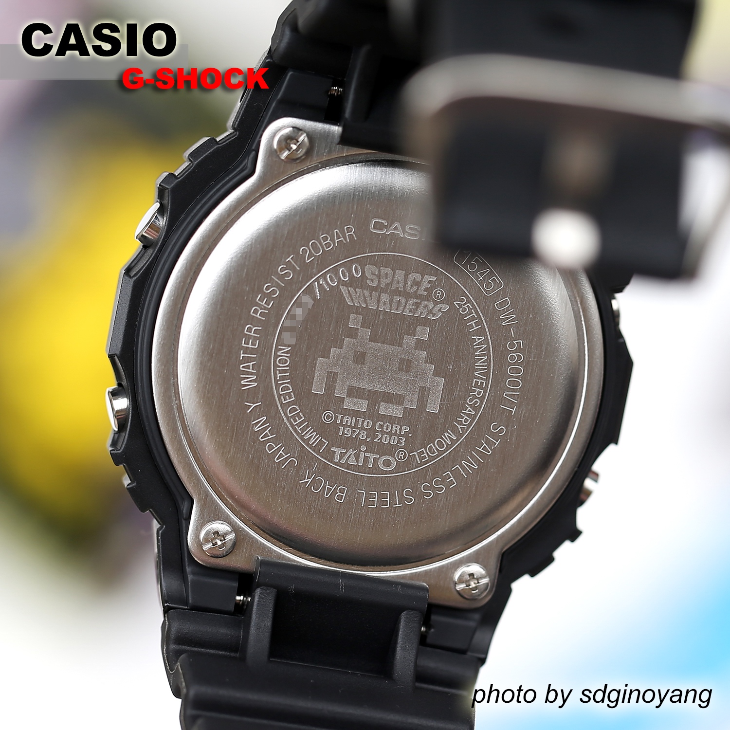 CASIO卡西欧G-SHOCK初代太空侵略者限定DW-5600VTSI-1TJR全新现货 - 图2