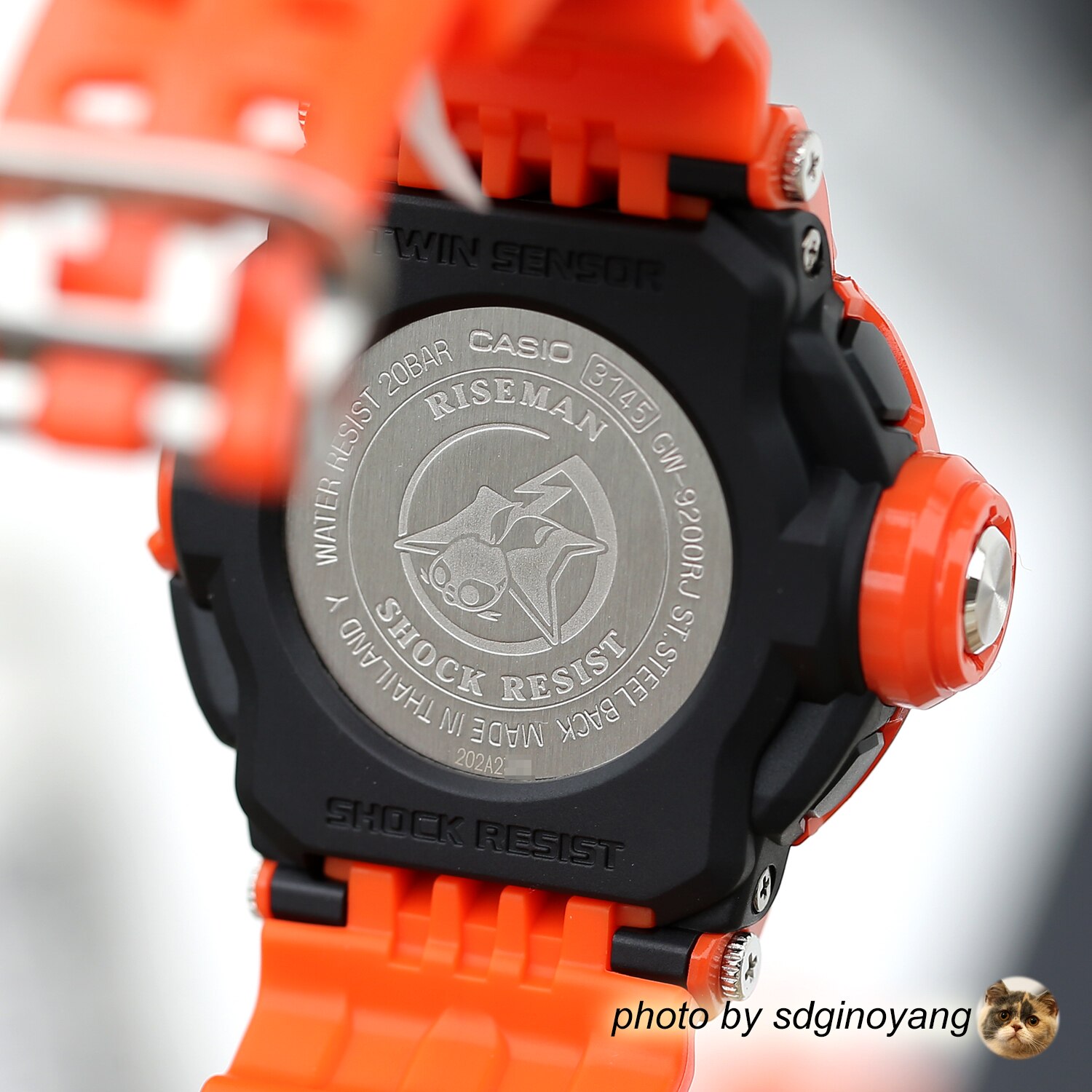 CASIO卡西欧G-SHOCK GW-9200RJ-4JF登山救援橙色电波飞人全新现货