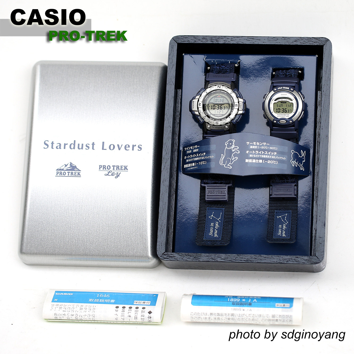 CASIO卡西欧G-SHOCK PRT98-3 STARDUST LOVERS登山情侣表全新结束