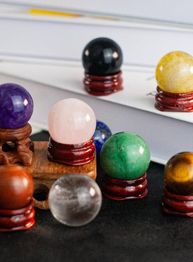 纯天然打磨工艺品真石家居30mm