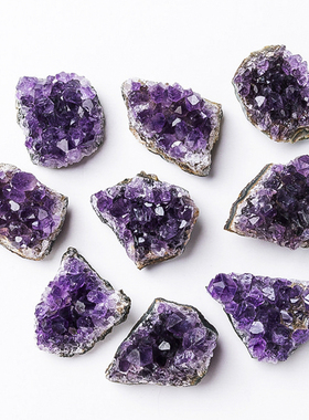 天然紫水晶簇桌面装饰