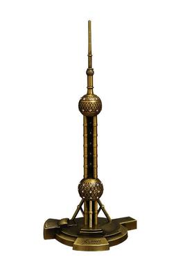 金属东方明珠塔建筑模型