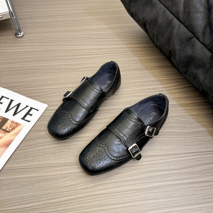 冬季新款金属扣加绒一脚蹬镂空英伦风平底深口单鞋时尚百搭单鞋,淘宝优惠券,粉丝福利购,淘宝优惠卷