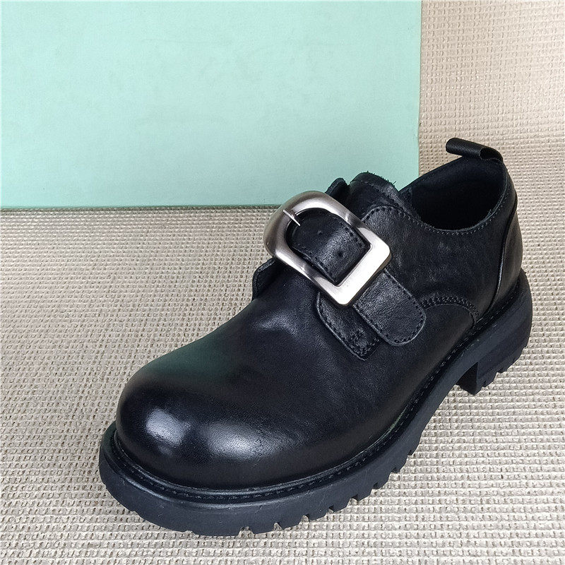 瑞贝卡正品撤柜断码处理女鞋英伦风真皮乐福鞋女圆头深口黑色单鞋,淘宝优惠券,粉丝福利购,淘宝优惠卷