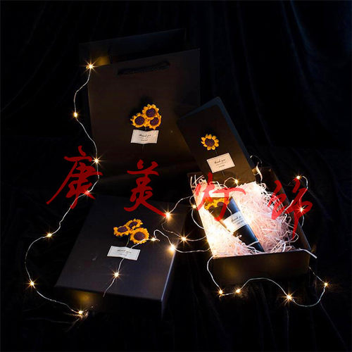 love字母灯音乐歌曲小彩灯铜丝串灯 烘焙 花束 礼品盒生日蛋糕灯 - 图0