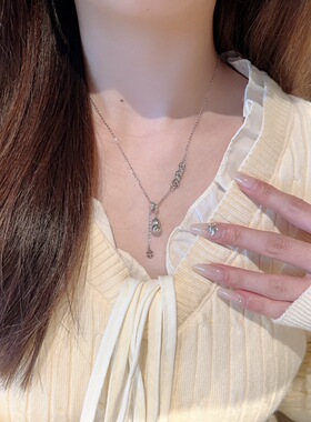 S925银碎冰冰葫芦流苏项链不褪色圣诞送礼盒礼袋顺丰12