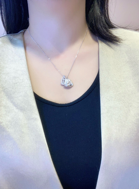 S925银弥勒佛金刚杵项链不褪色送礼盒礼袋包邮2