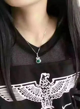 S925银玉髓葫芦母亲节项链不褪色礼物送礼盒礼袋顺丰包邮4